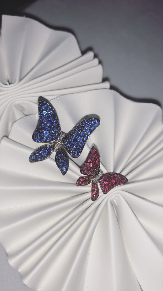 Double Butterfly ring