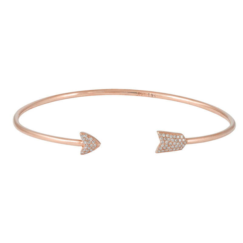 diamond arrow bangle