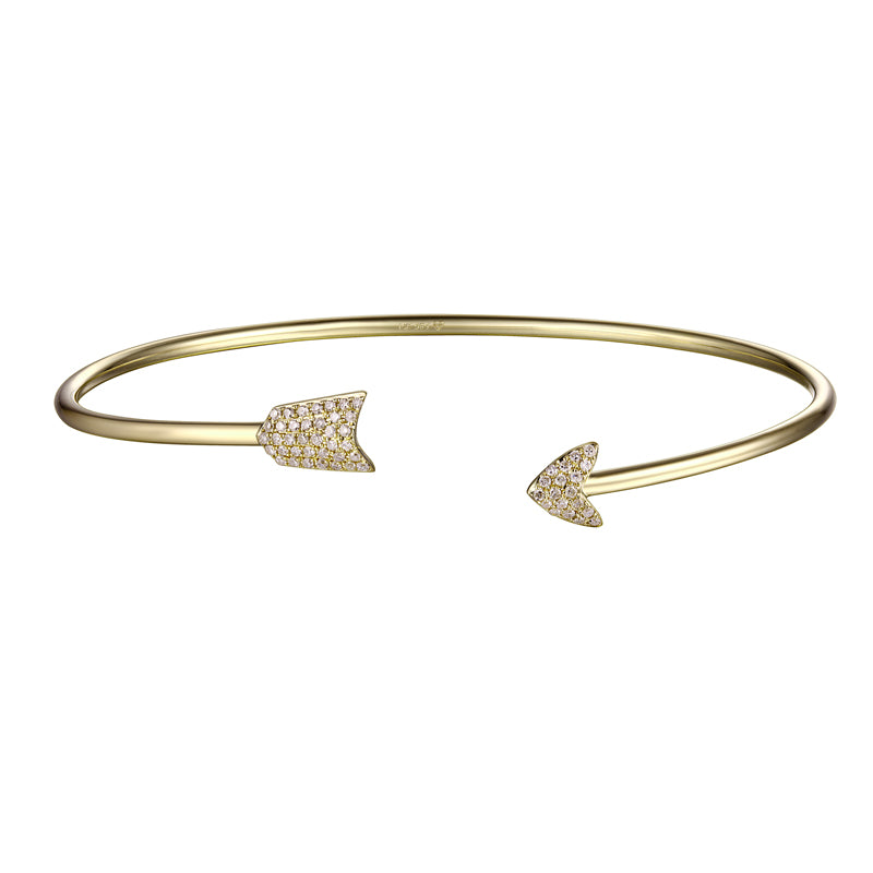 diamond arrow bangle