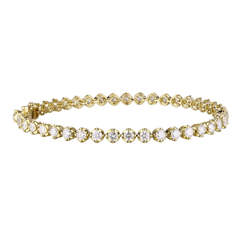 Bezel Tennis Bracelet