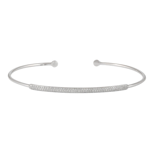 3 ROW Diamond Bangle