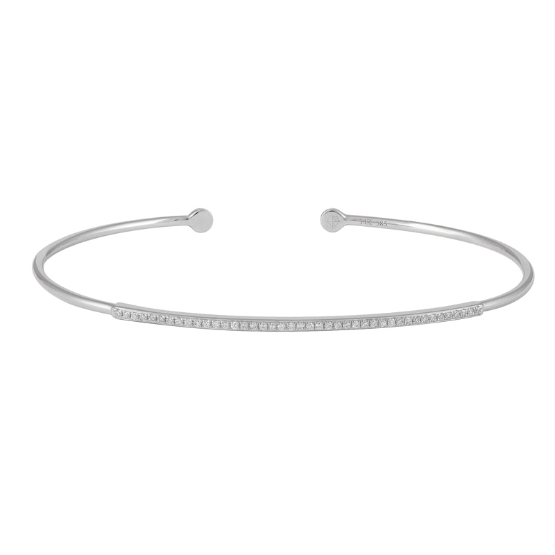 1 Row Diamond Bangle