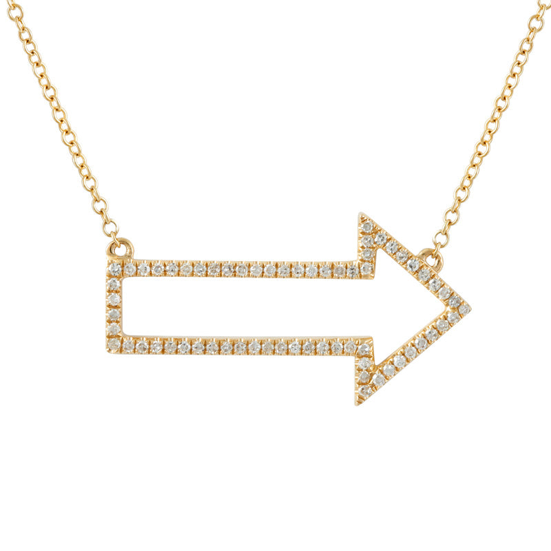 Double Row Arrow necklaces