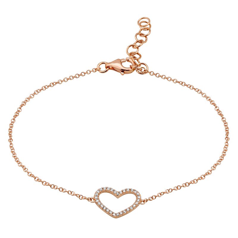 Heart Diamond Bracelet