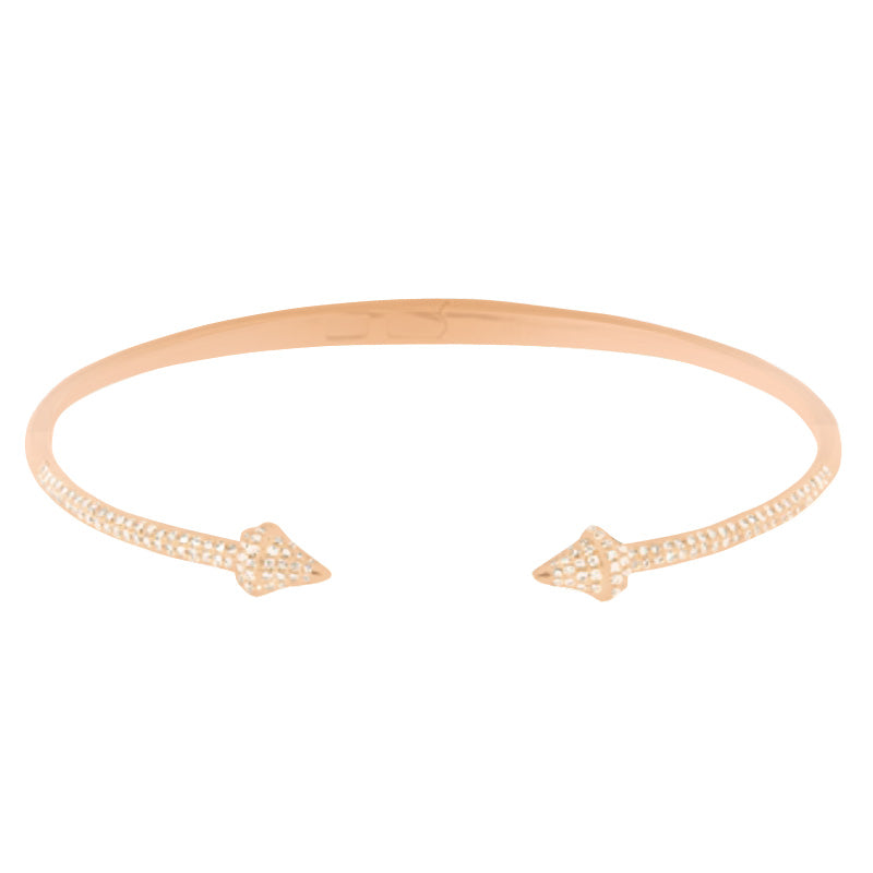 diamond nail  bangle