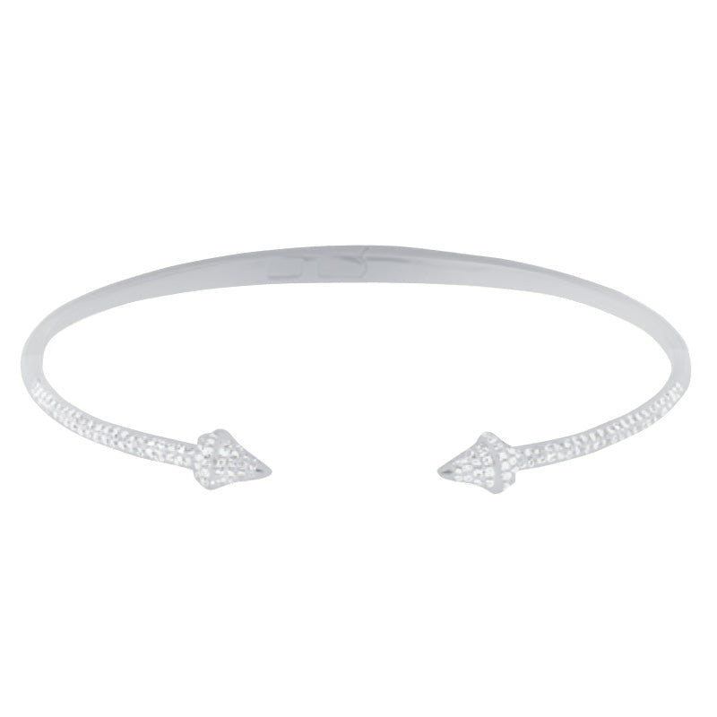 diamond nail  bangle