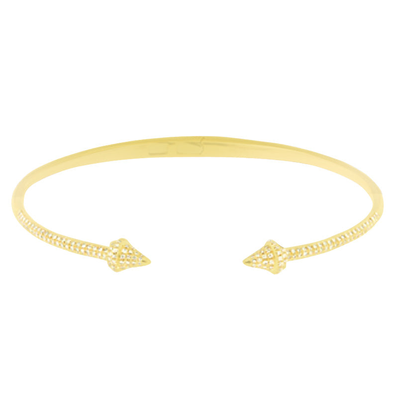 diamond nail  bangle