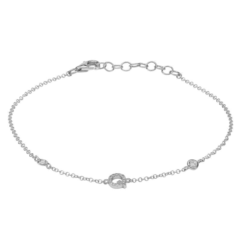 INITIAL -Q DIAMOND BRACELET