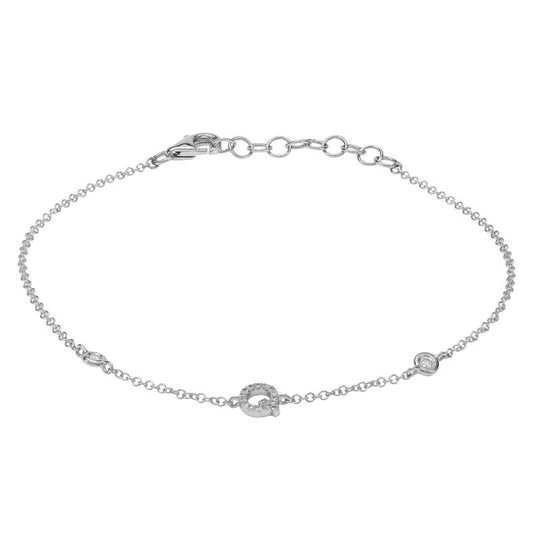 INITIAL -Q DIAMOND BRACELET