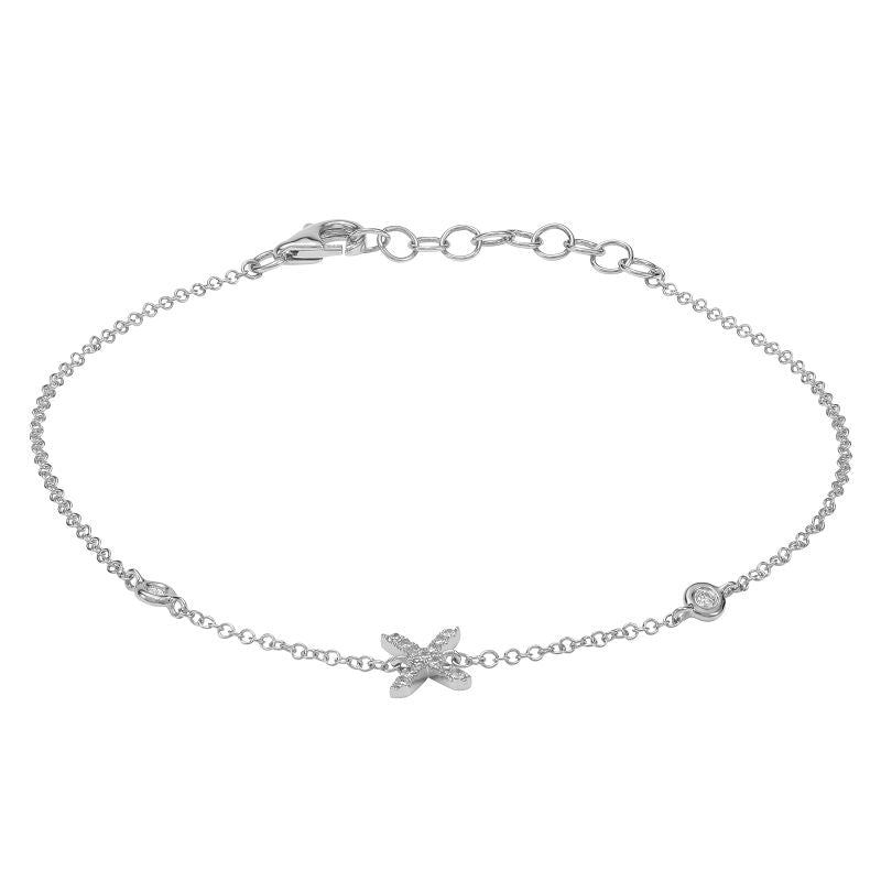 INITIAL -X DIAMOND BRACELET