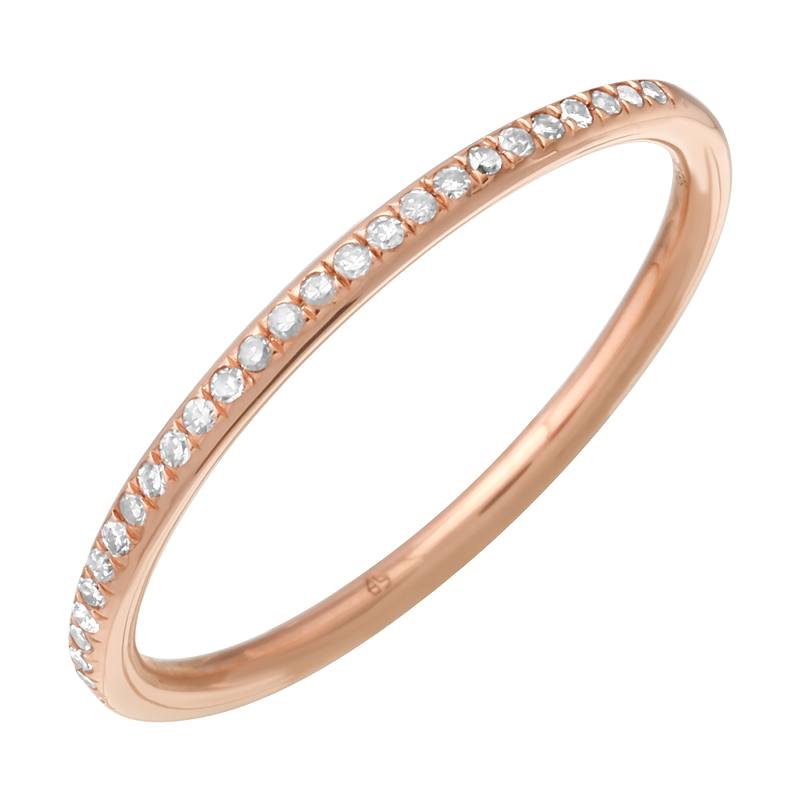 Stack Pave Diamond Ring