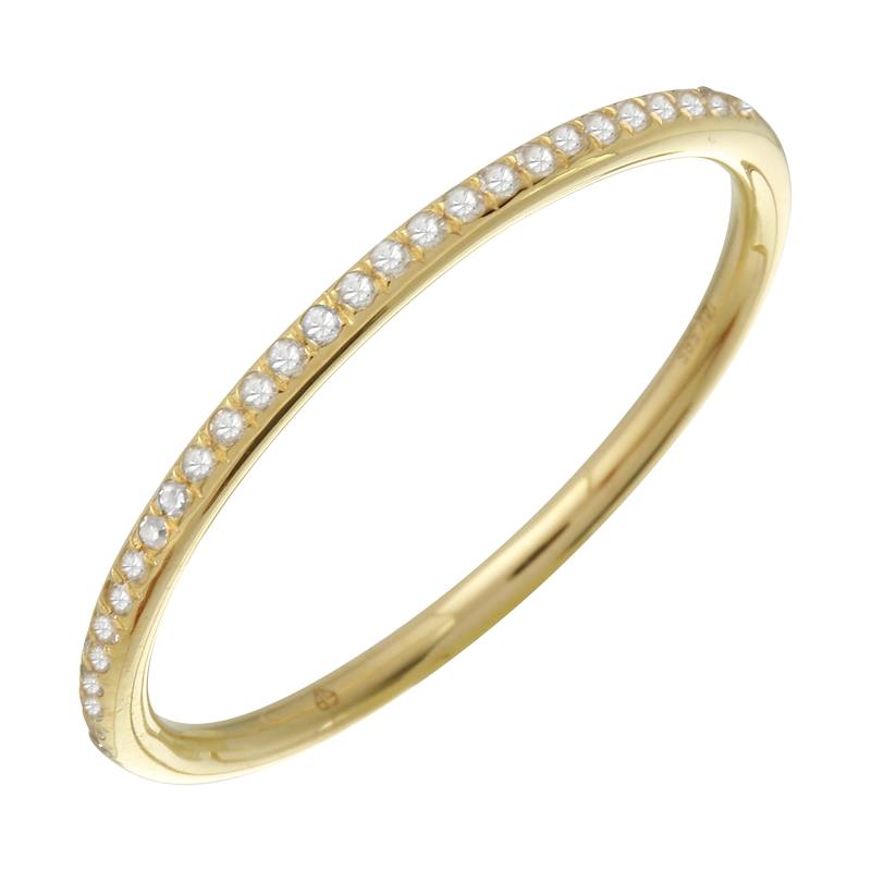 Stack Pave Diamond Ring