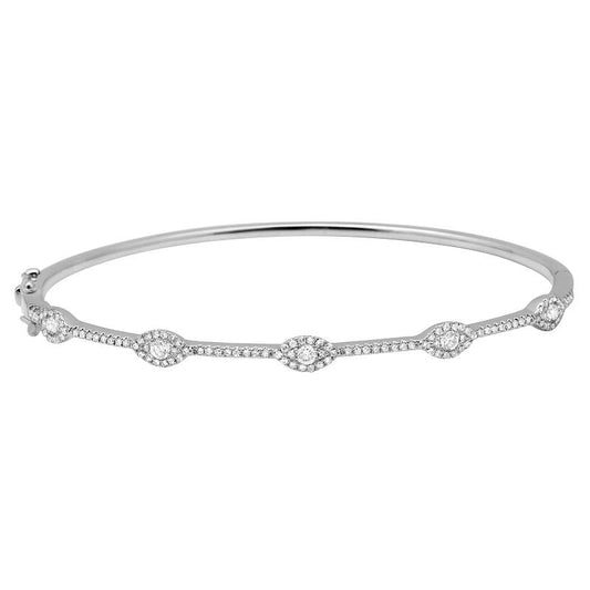 eye diamond bangle