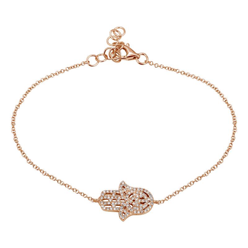 Hamsa Diamond Bracelet