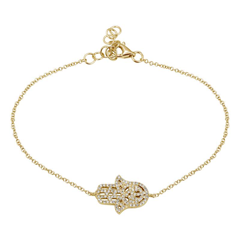 Hamsa Diamond Bracelet