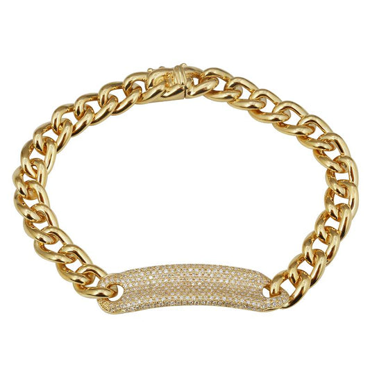 ID diamond bracelet