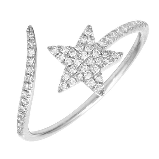 Shooting star ring