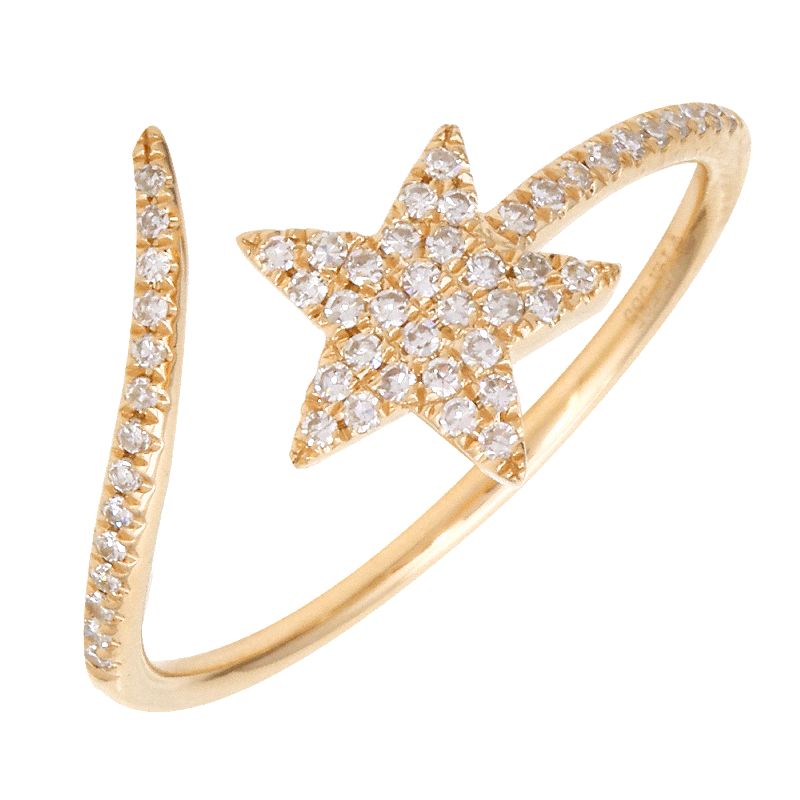 Shooting star ring