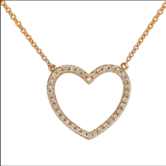 Heart Diamond Necklace