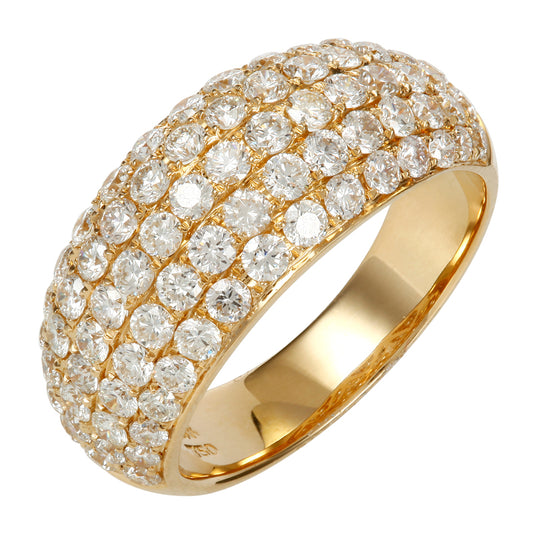 "o" pave ring