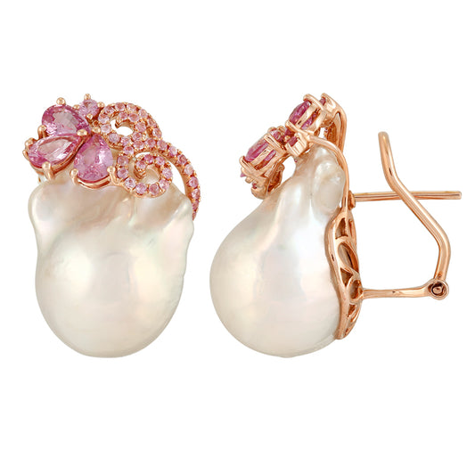 3 TEAR Pearl drop earring