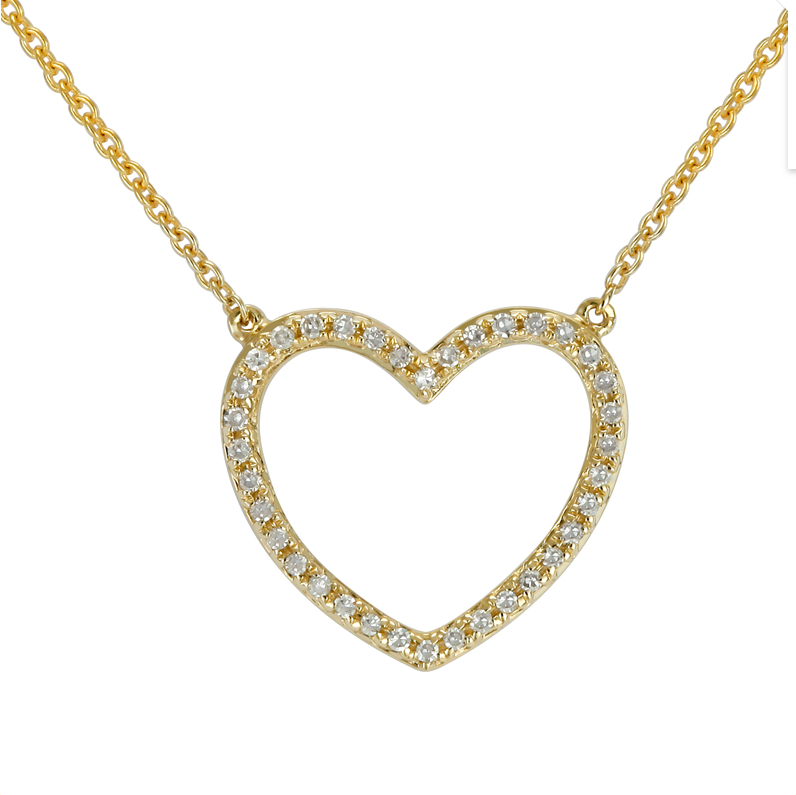 Heart Diamond Necklace